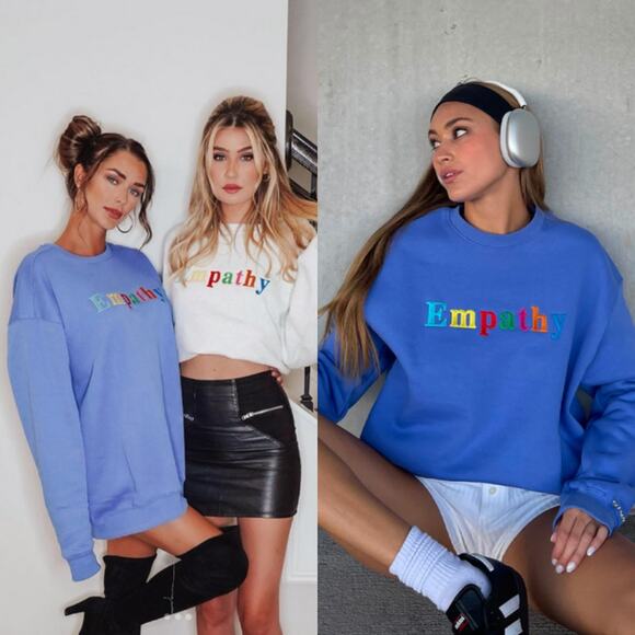 The Mayfair Group Empathy‎ Always Royal Blue Crewneck XL Streetwear Sporty - Picture 1 of 5